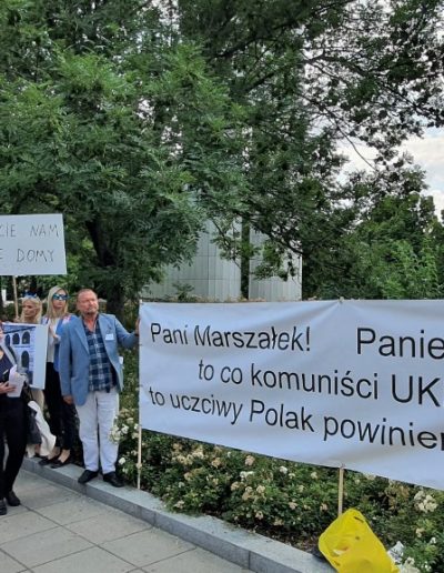 Protest PTZ pod Sejmem 22.07